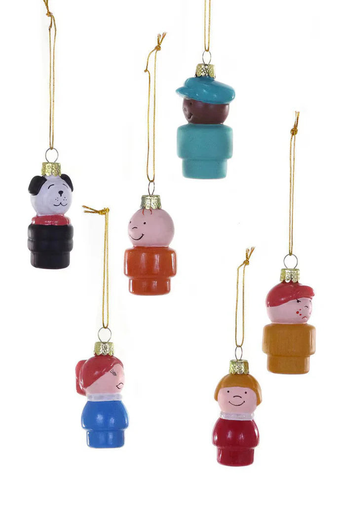 Vintage Little People Ornaments