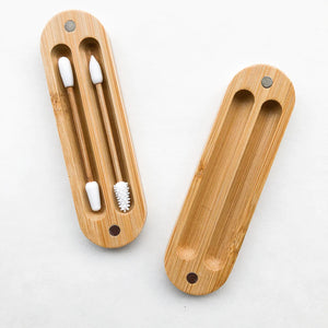 Reusable Bamboo + Silicon Q~Tips