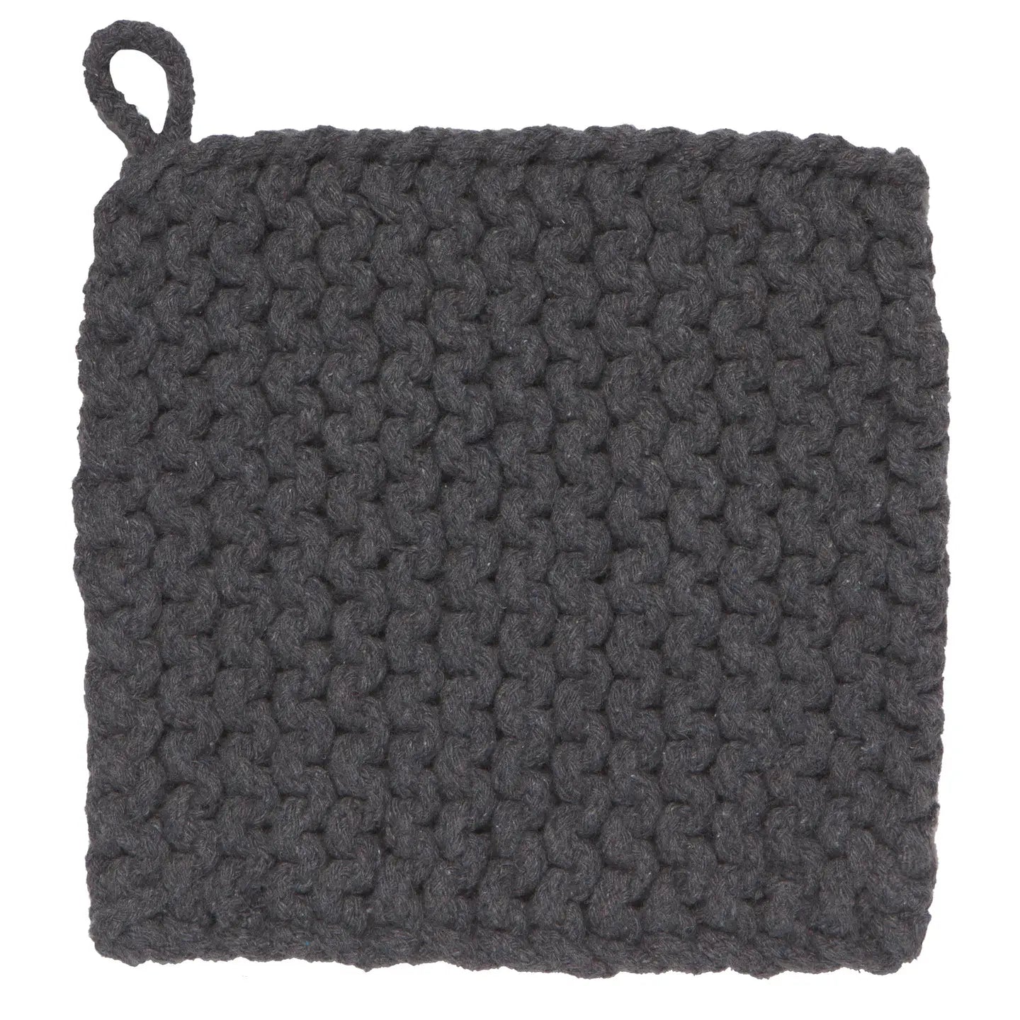 Knit Potholder in Shadow