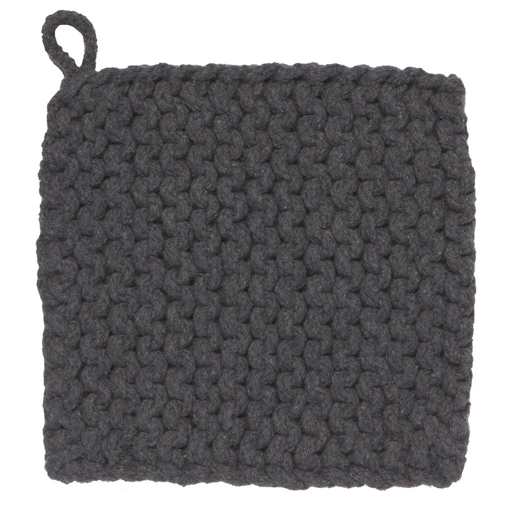 Knit Potholder in Shadow