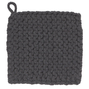 Knit Potholder in Shadow