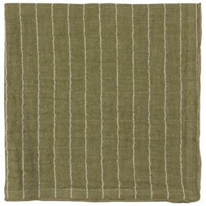 Double Weave Napkins in Olive Branch
