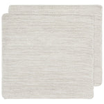 Knit Dishcloths in Dove Grey