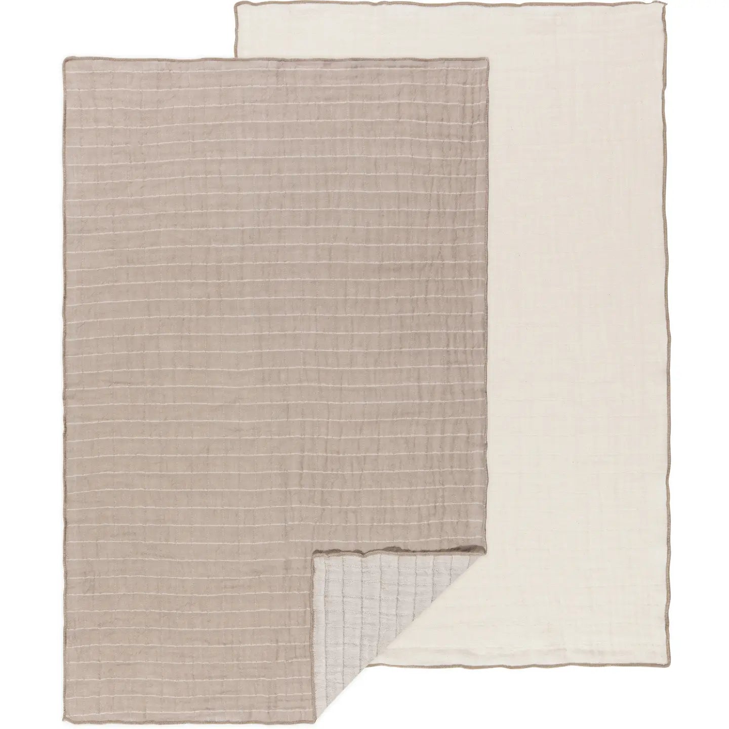 Double Gauze Dishtowels in Dove Grey