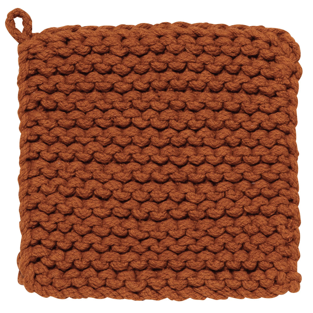 Cinnamon Knit Potholder