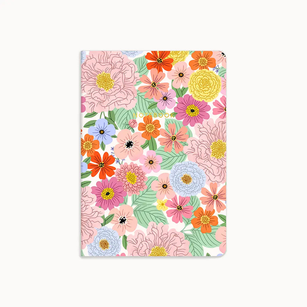 Summer Floral Sewn Notebook