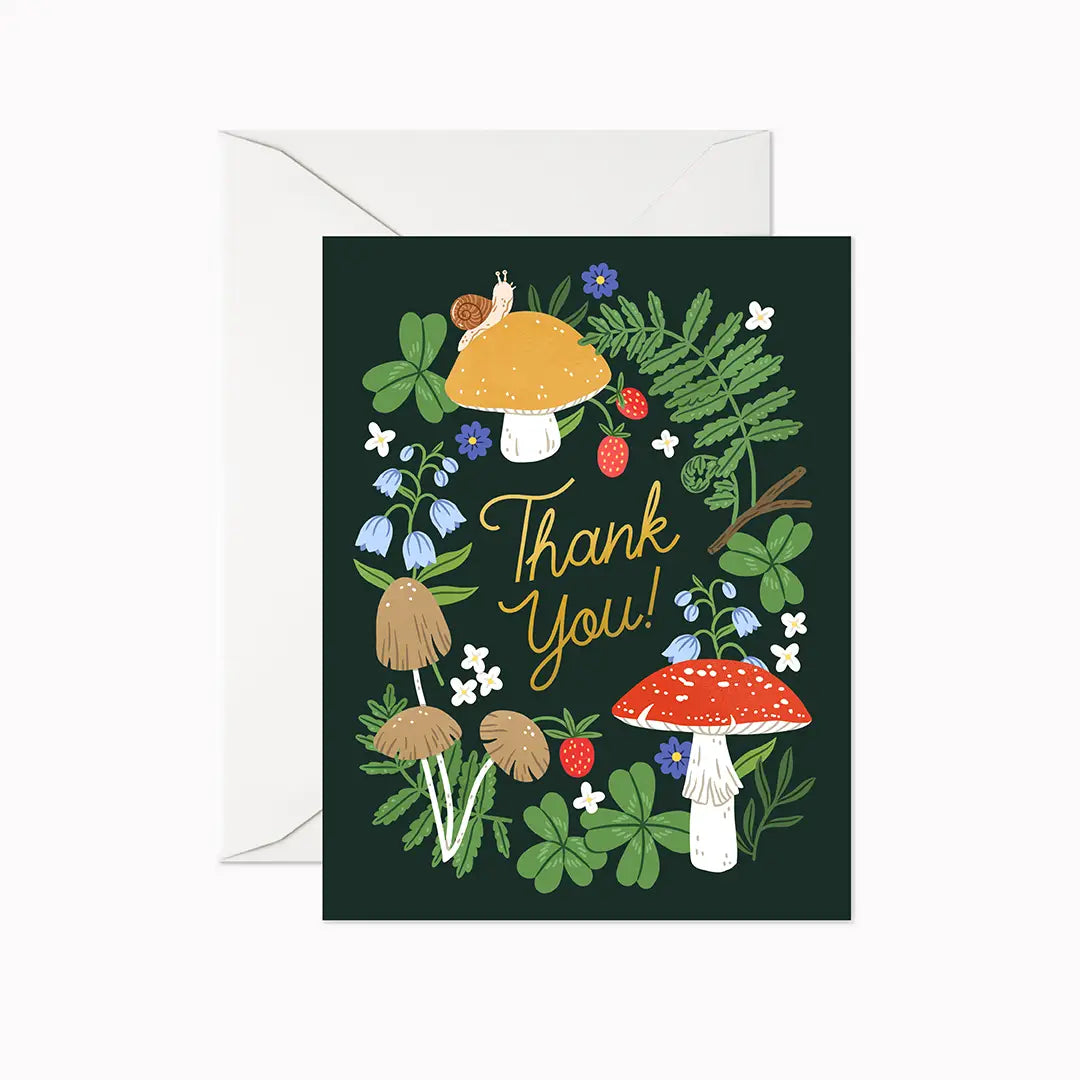 Thank You Mushroom Card