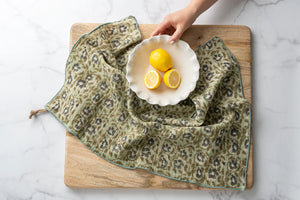 Anika Block Print Tea Towels