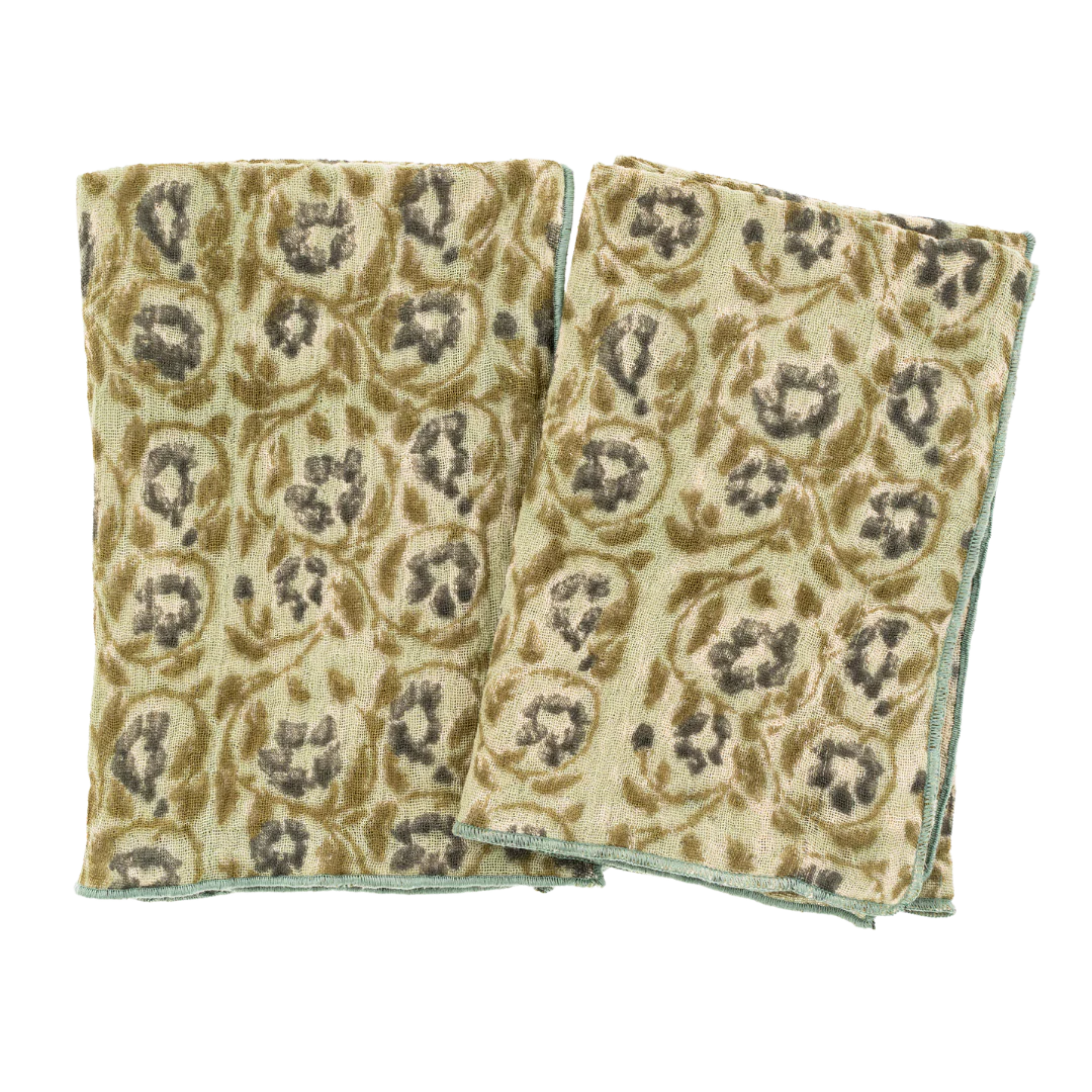 Anika Block Print Tea Towels
