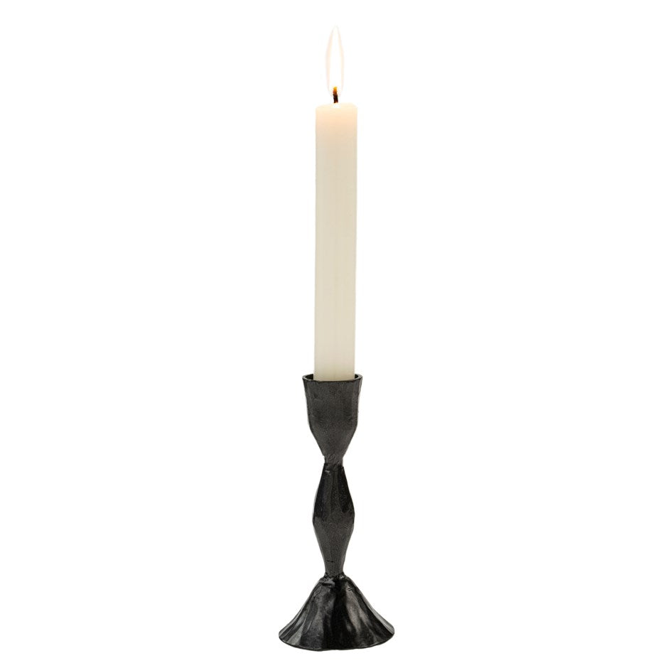 Zora Candlesticks in Gunmetal