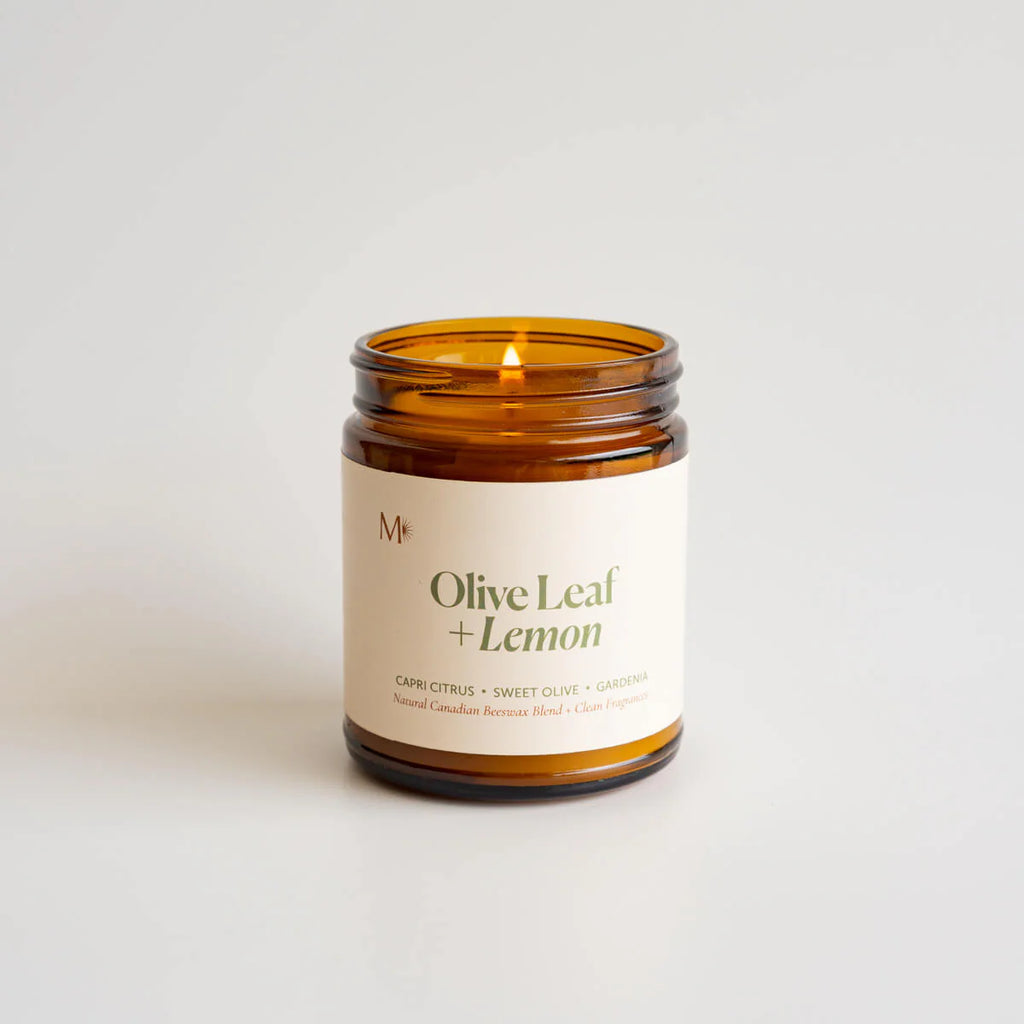 Olive Leaf + Lemon Candle