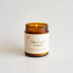 Olive Leaf + Lemon Candle