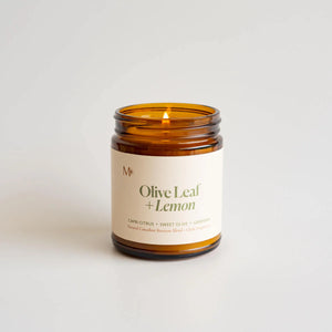Olive Leaf + Lemon Candle