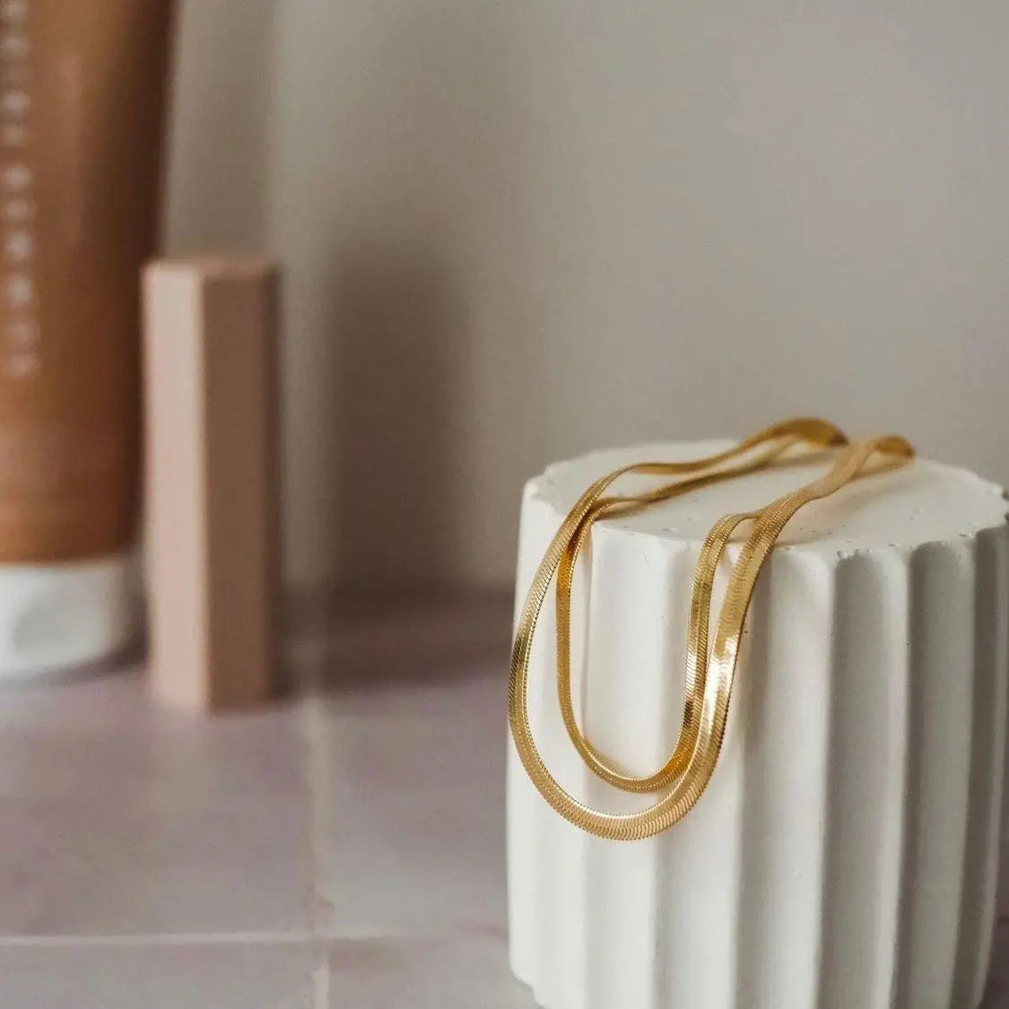 Herringbone Necklace {3mm}