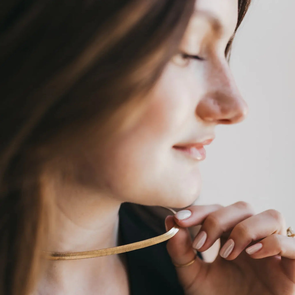 Herringbone Necklace {5mm}