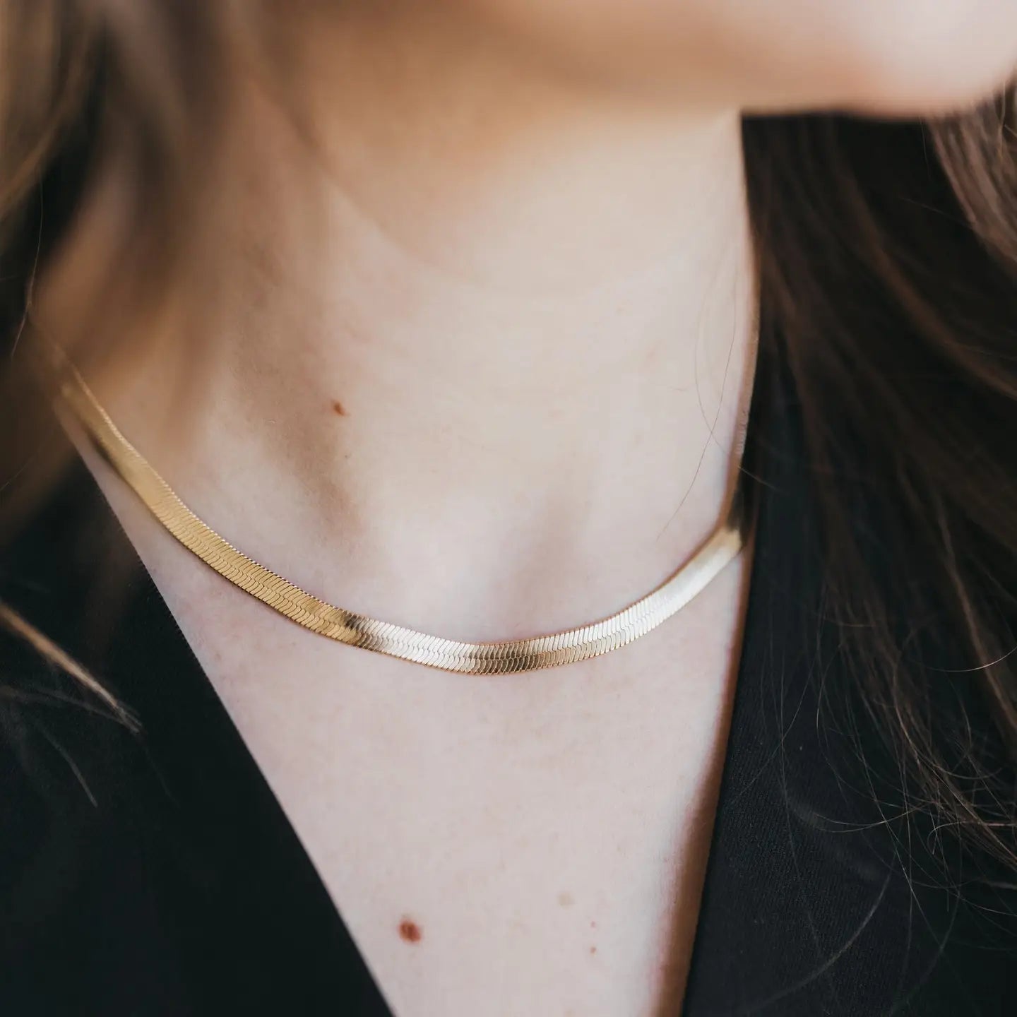 Herringbone Necklace {5mm}