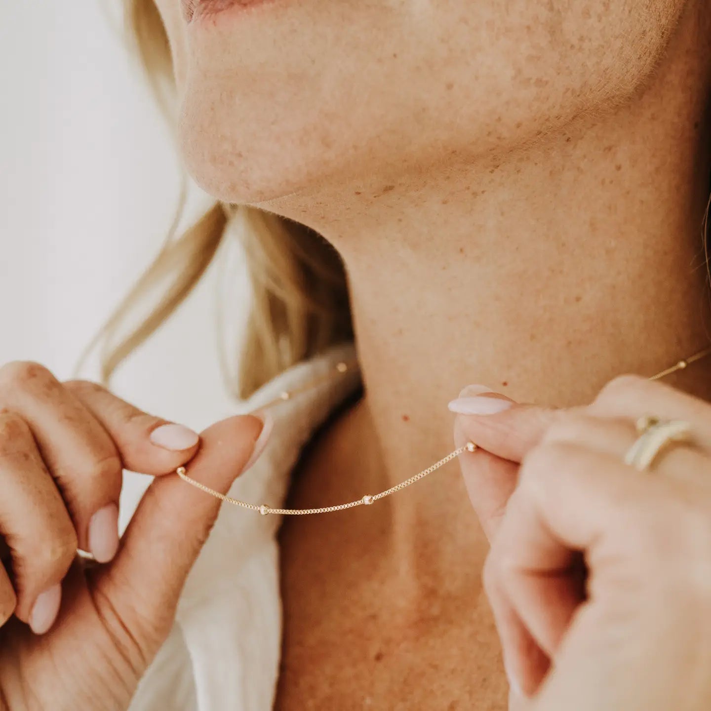 Dainty Satellite Necklace