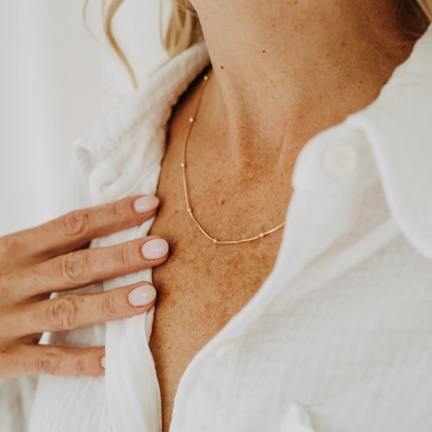 Dainty Satellite Necklace