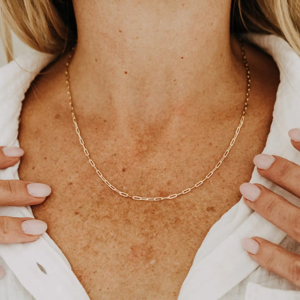Petite Paperclip Necklace