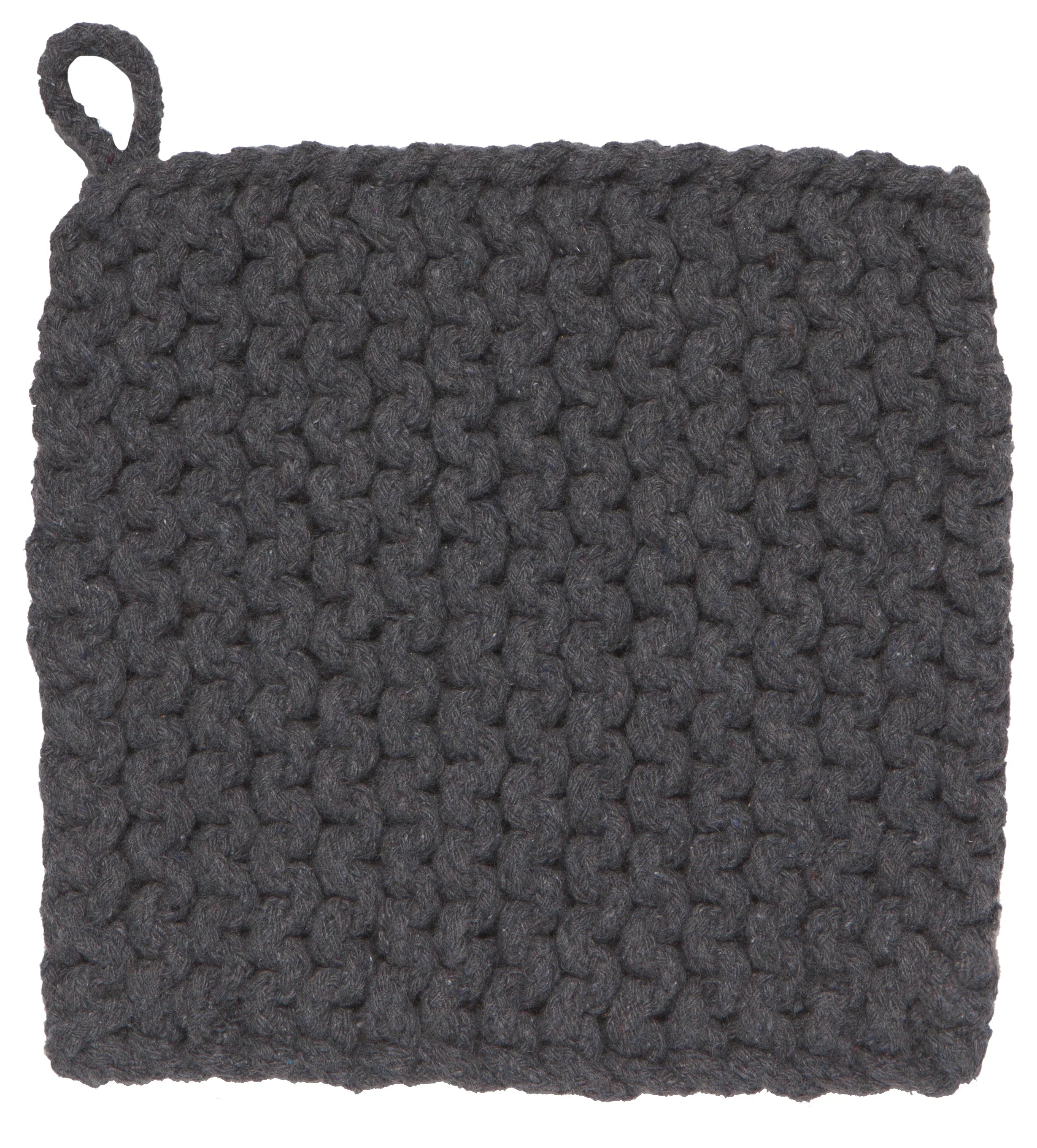 Knit Potholder in Shadow