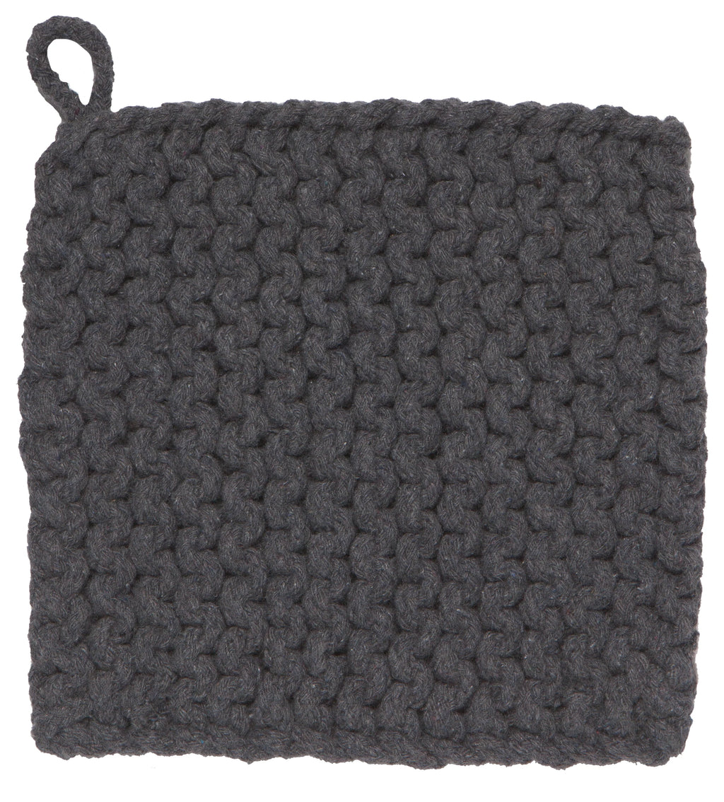 Knit Potholder in Shadow
