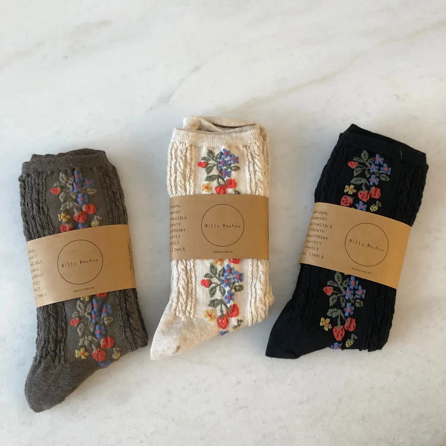 Strawberry Garden Socks