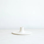Ceramic Taper Holder in White