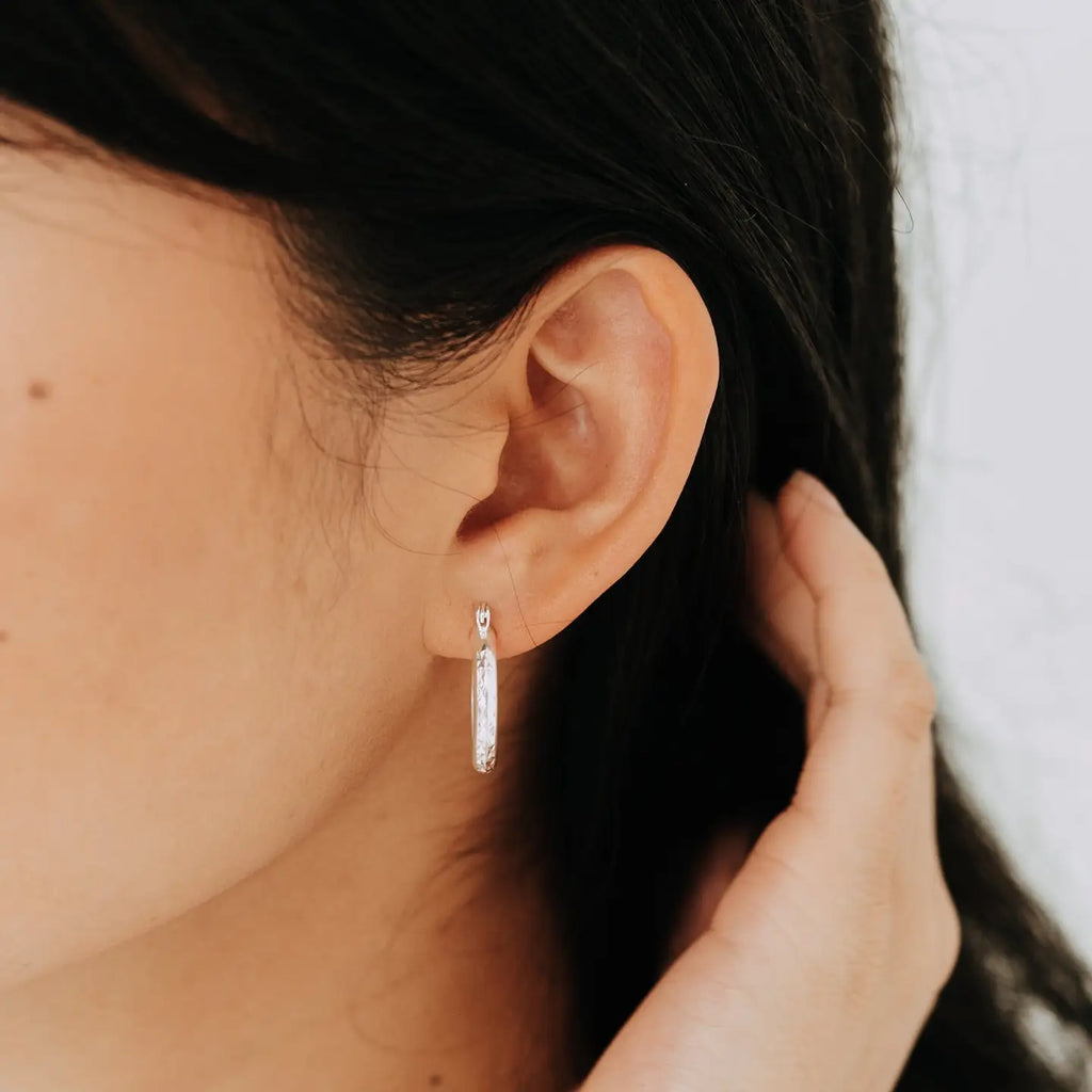 Etched Hoops