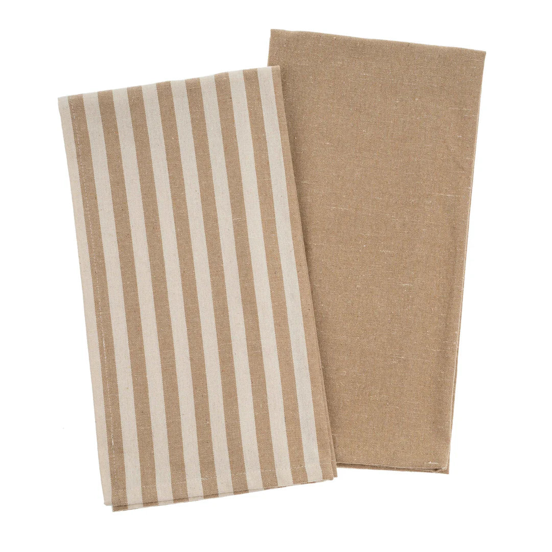 Lucia Tea Towels in Sand