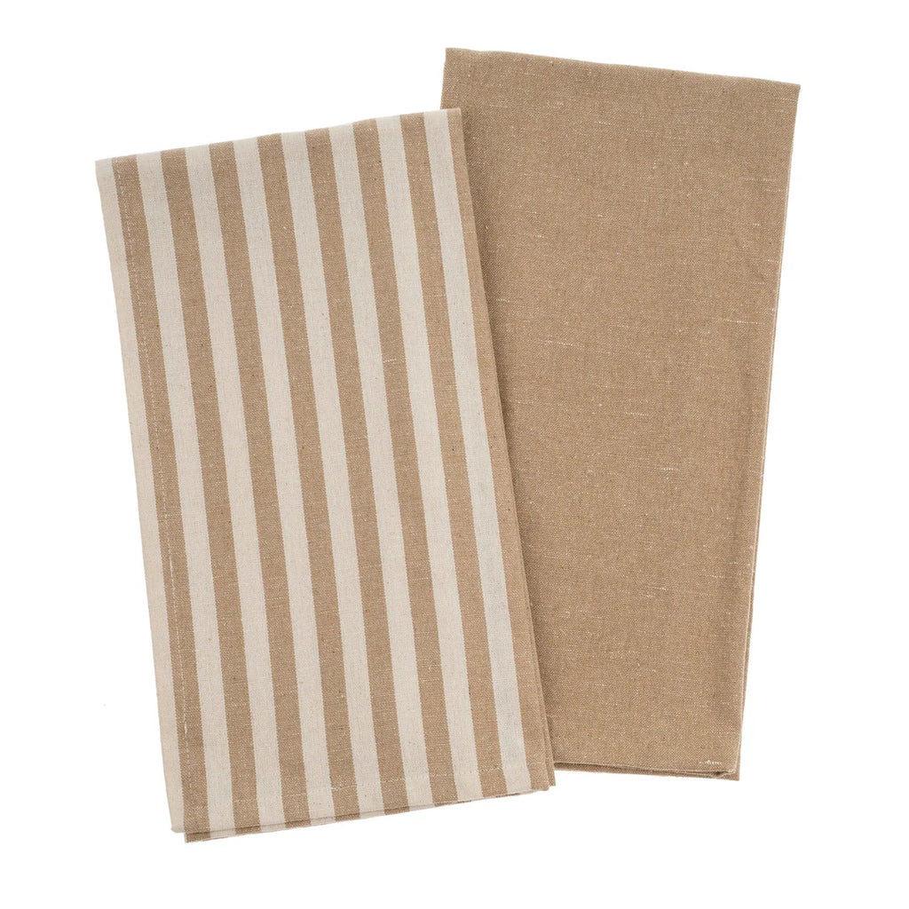 Lucia Tea Towels in Sand