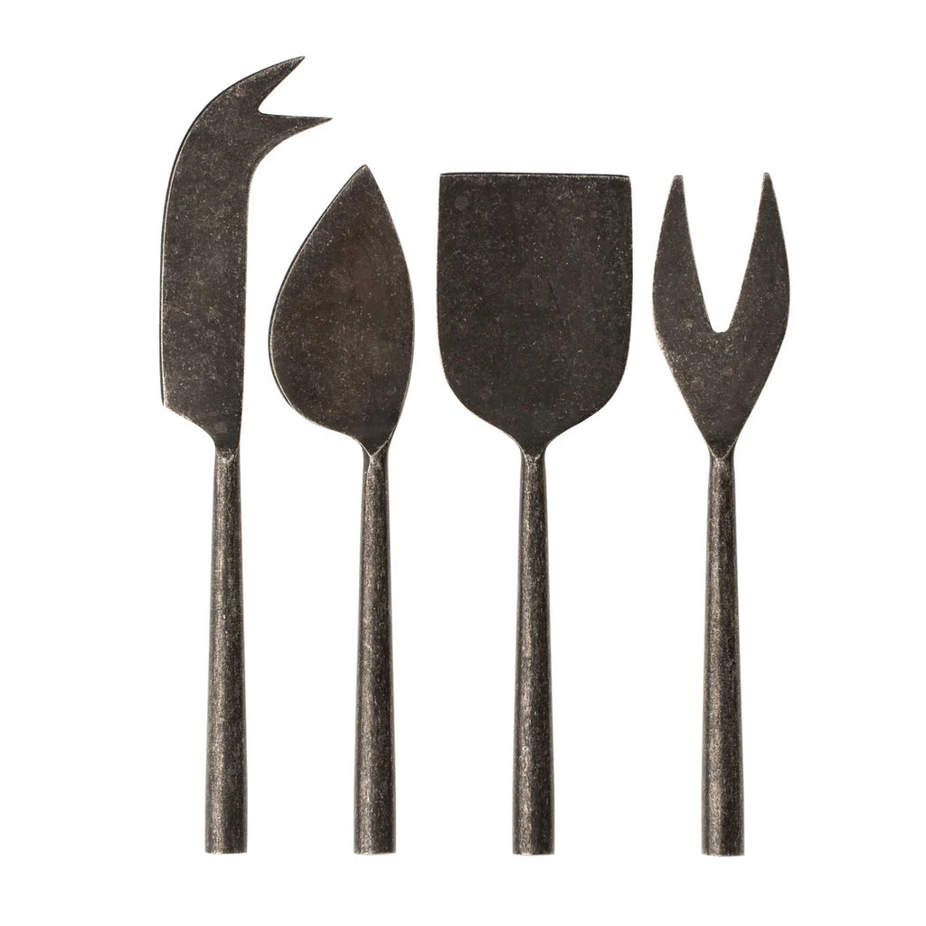 Tides Cheese Knives in Black