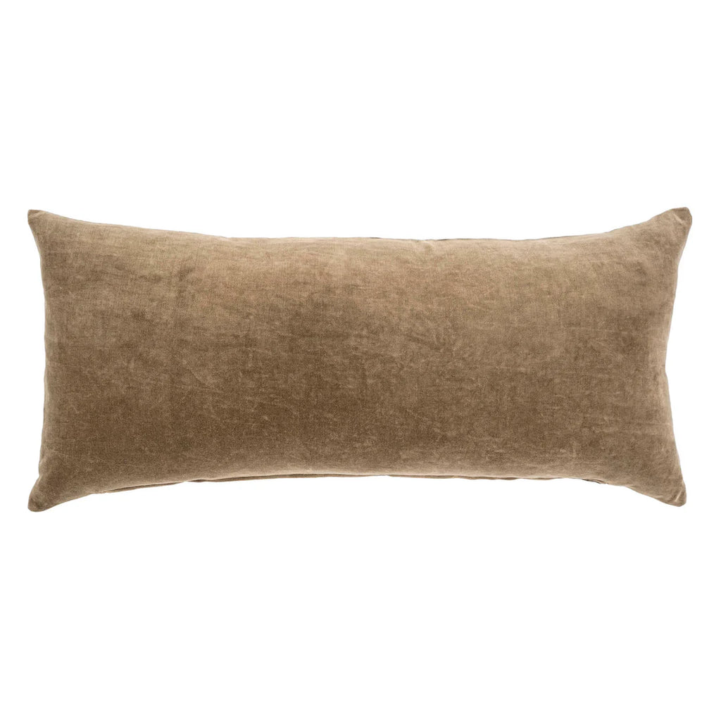 Vera Velvet Pillow in Carob