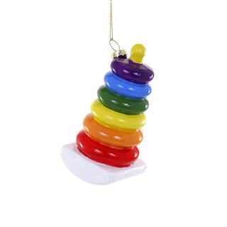 Classic Fisher Price Rock-A-Stack Ornament