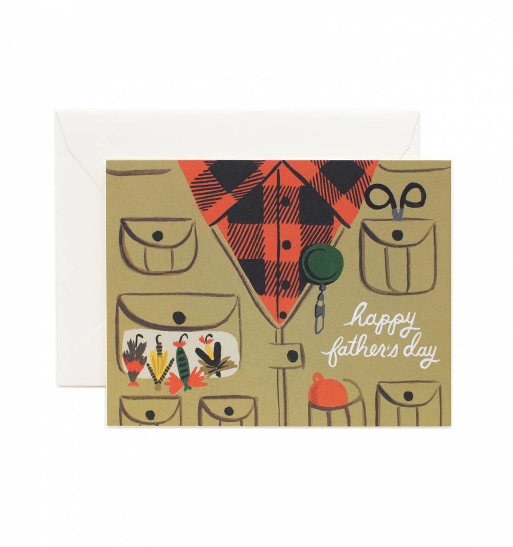 Fly Fishing Father's Day Card