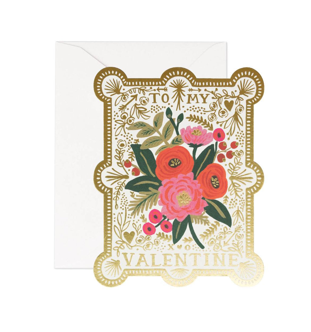 Vintage To My Valentine Card