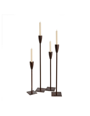 El Grande Candlesticks in Leather