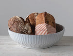 Debossed Stoneware Bowl