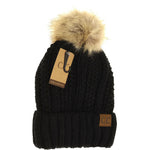 Fuzzy Lined Knit Toque