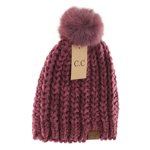 Chenille Chunky Knit Toque
