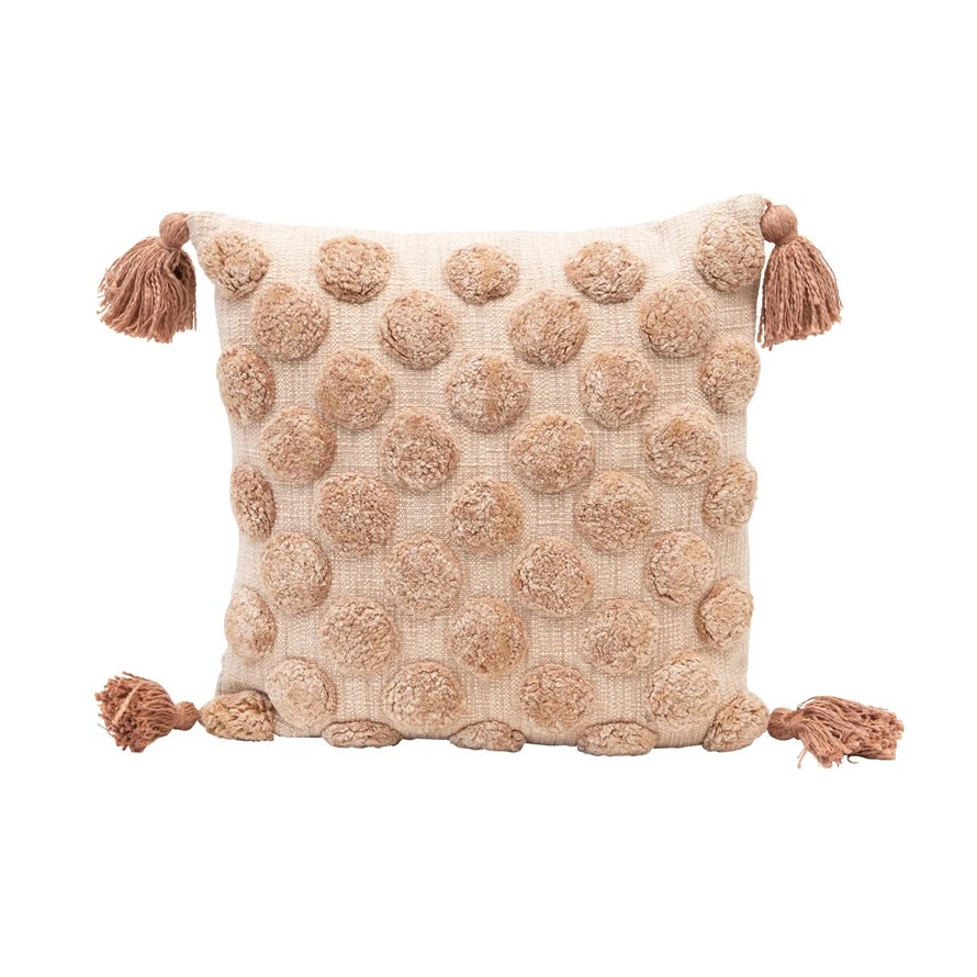 Tufted Dot Pillow