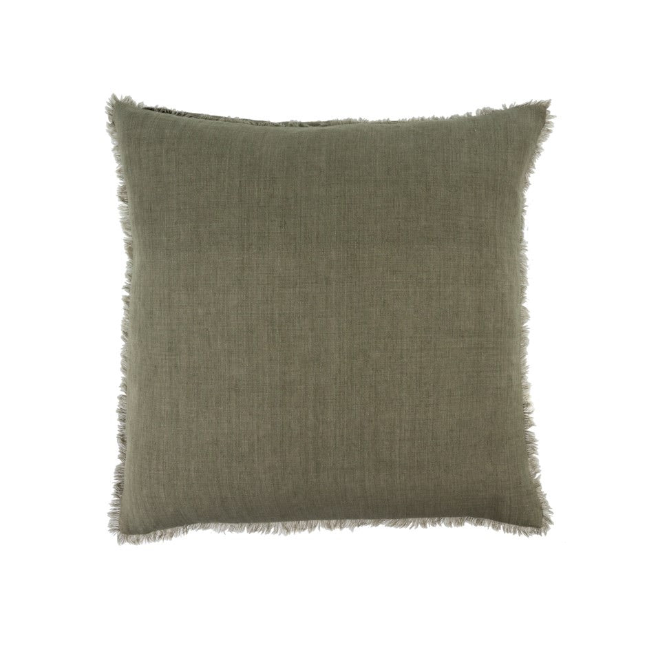 Lina Linen Pillow in Laurel
