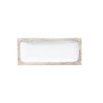 Mango Wood + Enamel Tray