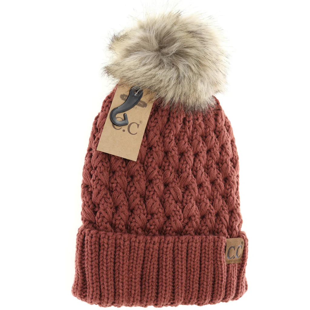Lattice Knit Toques