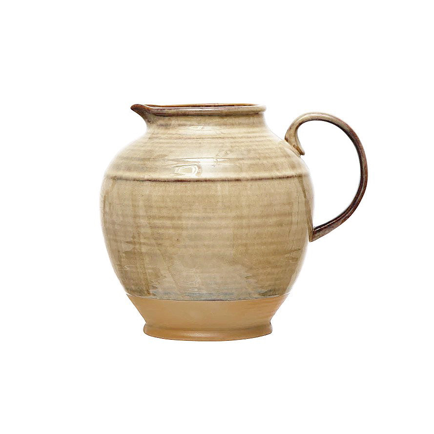 Stoneware Pitcher