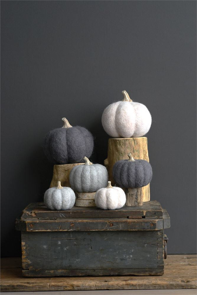 Wool Felt Pumpkins