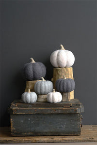 Wool Felt Pumpkins