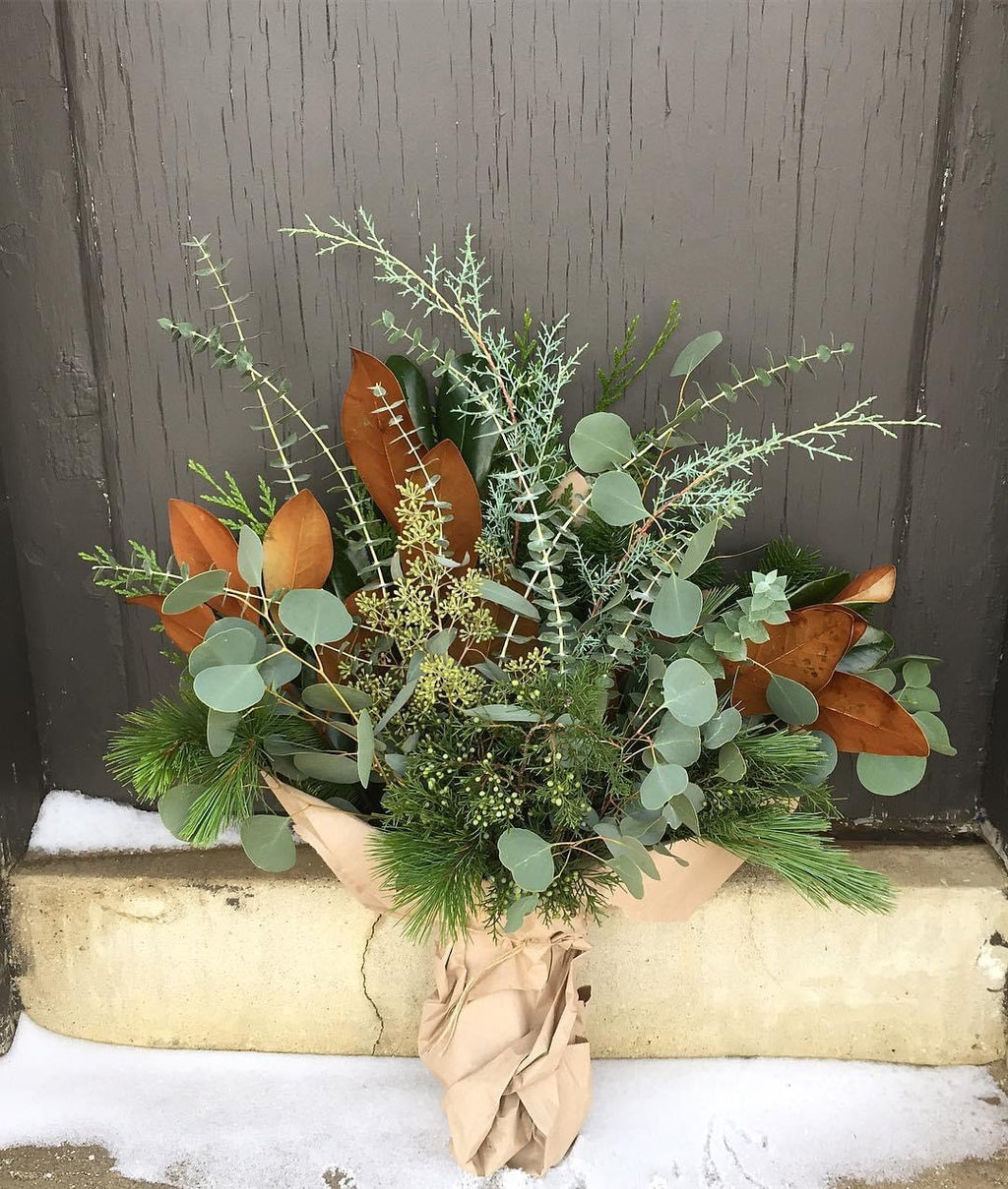 Fresh Hand Tied Holiday Greens