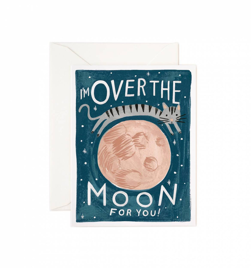 Over the Moon Card
